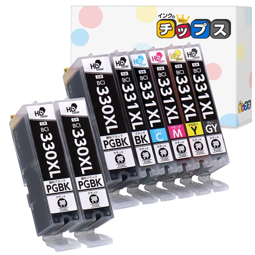 キャノン 互換インク まとめ売り インクのチップス Amazon.co.jp: 大容量 インクのチップス キャノン用 BCI330 331